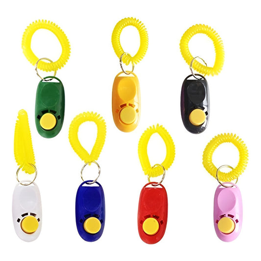 Clicker De Adiestramiento Perro Clicker Entrenamiento Perro Multicolor