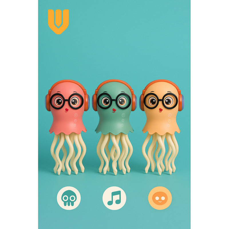 Pulpo Bailarin Musical Niños Medusa Luces Pulpo Infantil Beb