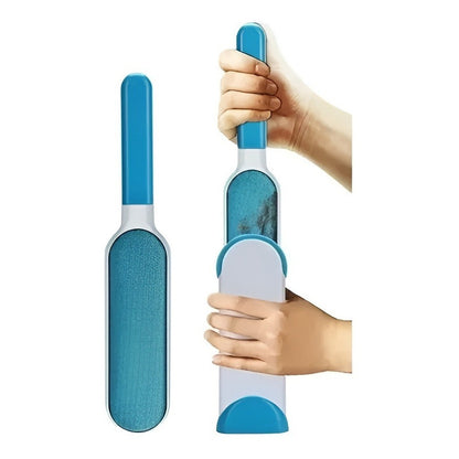 Removedor De Pelos Mascotas Cepillo Removedor Perros Y Gatos Blanco/azul