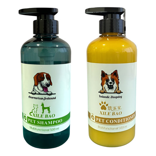 Pack Shampoo Y Acondicionador Hipoalergenico Perros Y Gatos Plantas Naturales