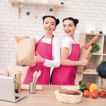 2 Delantal De Cocina Delantal Pechera Impermeable Delantal