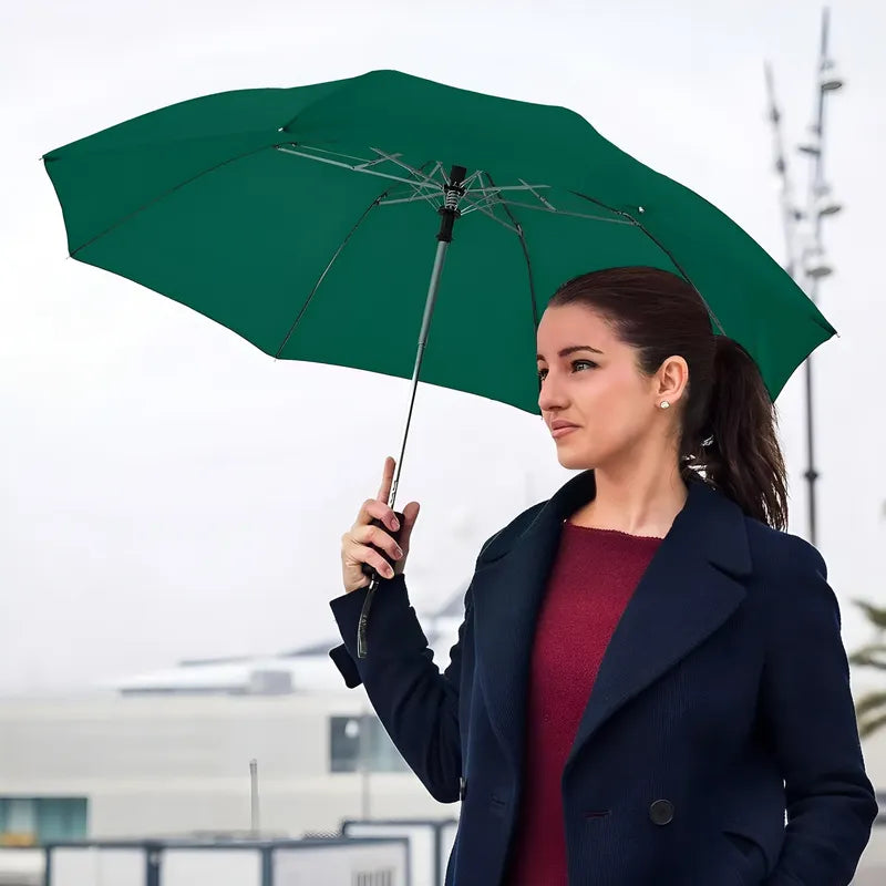 Paragua Parasol Lluvia Retractil Plegable 8 Varill Sombrilla