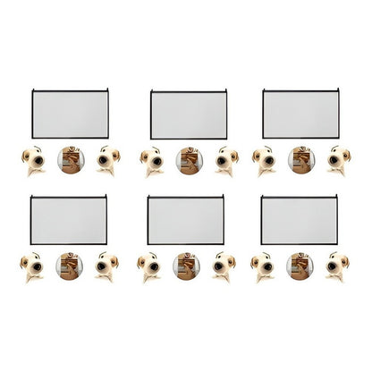 Pack X6 Puerta De Seguridad Plegable Magica Malla Mascotas