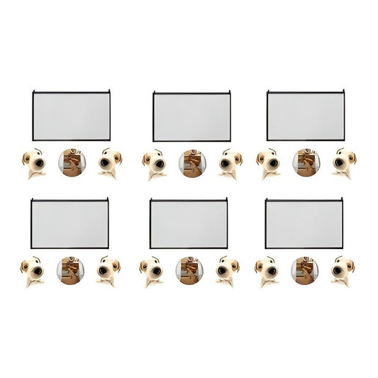 Pack X6 Puerta De Seguridad Plegable Magica Malla Mascotas