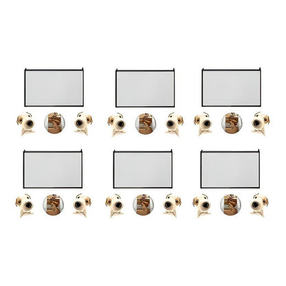 Pack X6 Puerta De Seguridad Plegable Magica Malla Mascotas