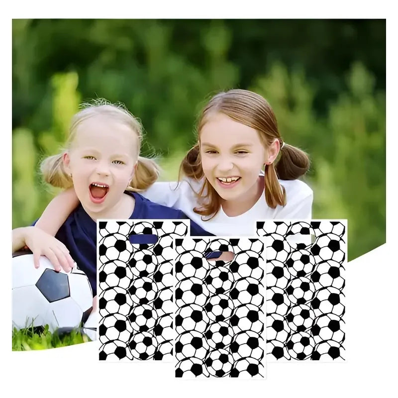 X40 Bolsas Para Piñata Pelota Futbol Bolsas Dulces Piñata  Blanco-negro Fultbol