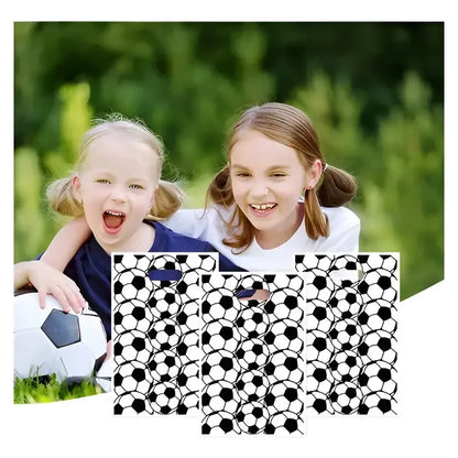 X40 Bolsas Para Piñata Pelota Futbol Bolsas Dulces Piñata  Blanco-negro Fultbol
