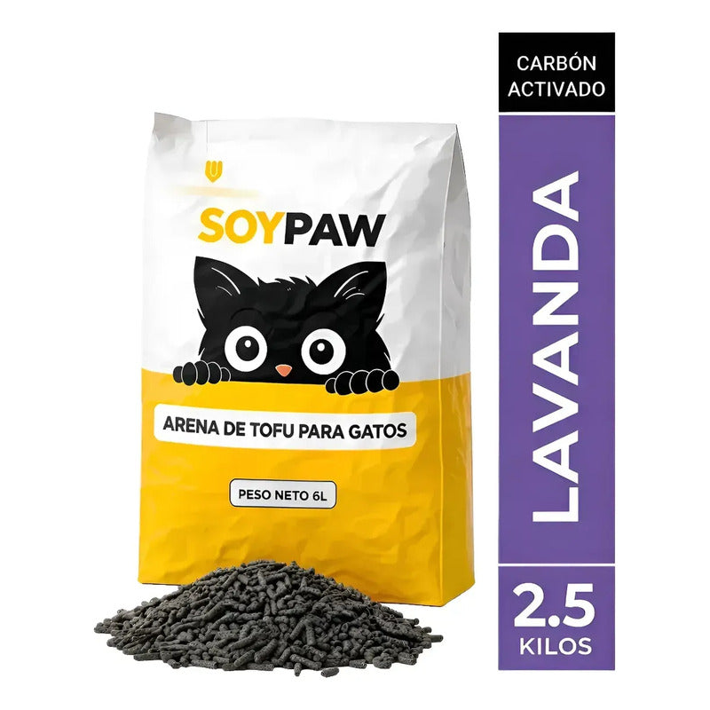 3 Arena De Tofu Arena Tofu Arena Sanitaria Para Gatos 2 Kg Carbon Activado Tofu