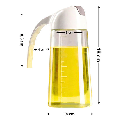 2 Aceiteras Botellas De Aceite Botella Vidrio Alcuza Vidrio