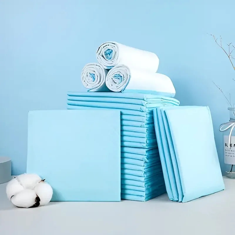 X90 Baño De Perro Sabanilla Perro Paños De Perros 60x90cm Az Blanco Azul