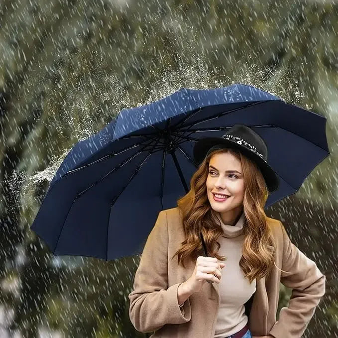 Sombrilla Plegable Retractil Lluvia Imprevista Estilo Confor