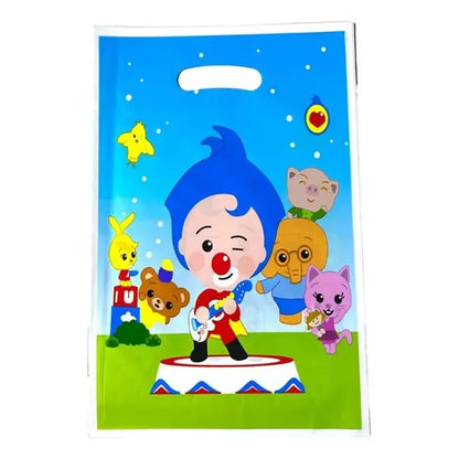 20 Bolsas Para Piñata Plim Plim  Bolsas Para Dulces Piñata Celeste 176