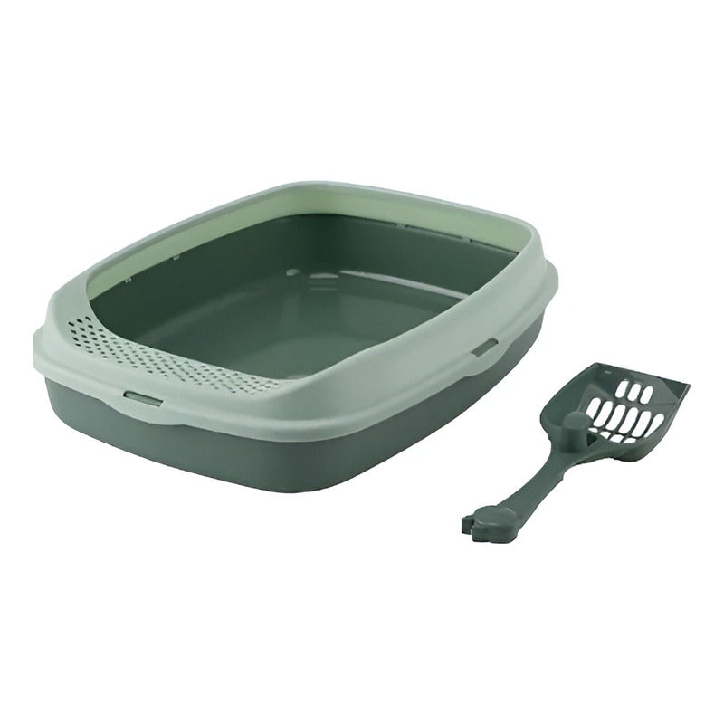 Arenero Para Gatos Caja + Arena Para Gatos Aglutinante 5kg