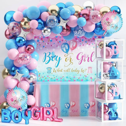 Set Globos Baby Shower Globos Decoracion Revelador Genero