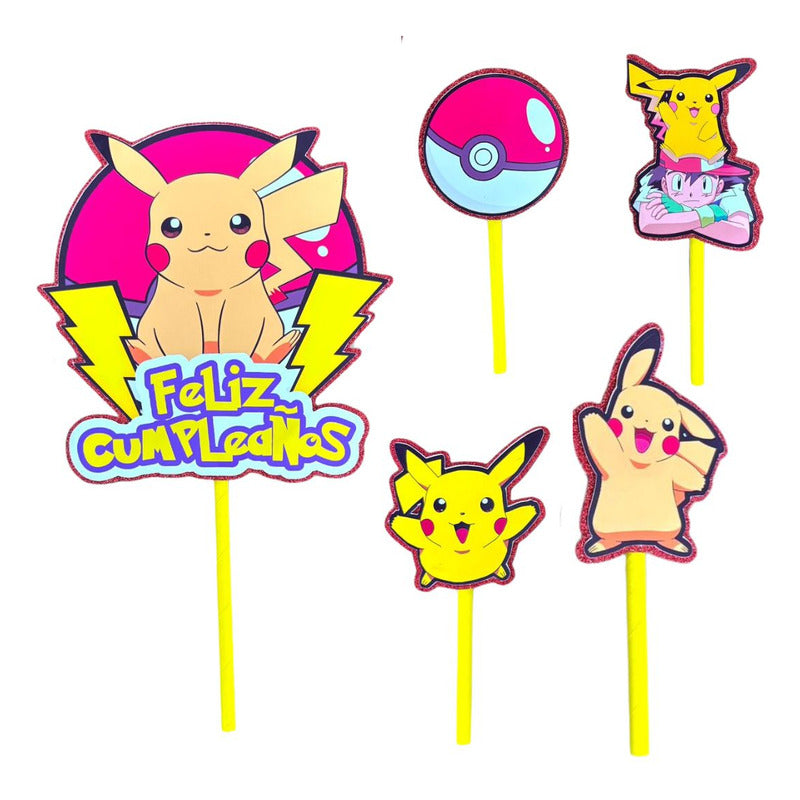 Topper Cumpleaños Torta Cotillon Cup Cake Fiestas Decoracion