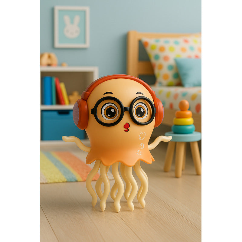 Pulpo Bailarin Musical Niños Medusa Luces Pulpo Infantil Beb
