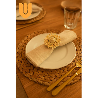 Elegancia Mesa Servilletero Aro Bambú Porta Servilleta Decor