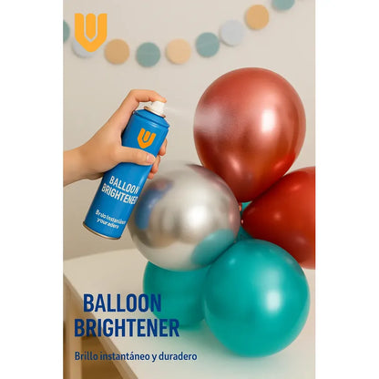 Gel Spray Abrillantador Globos Latex Protector Brillo Fiesta Transparente