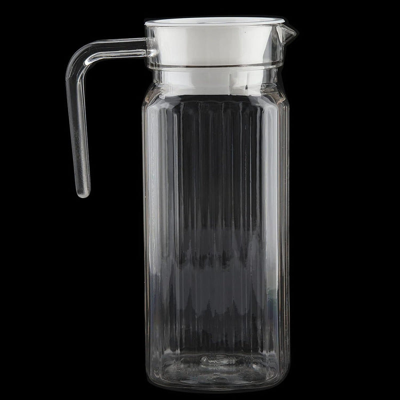 Jarra De Vidrio Agua Jarra De Jugo Jarra Con Tapa Vintage