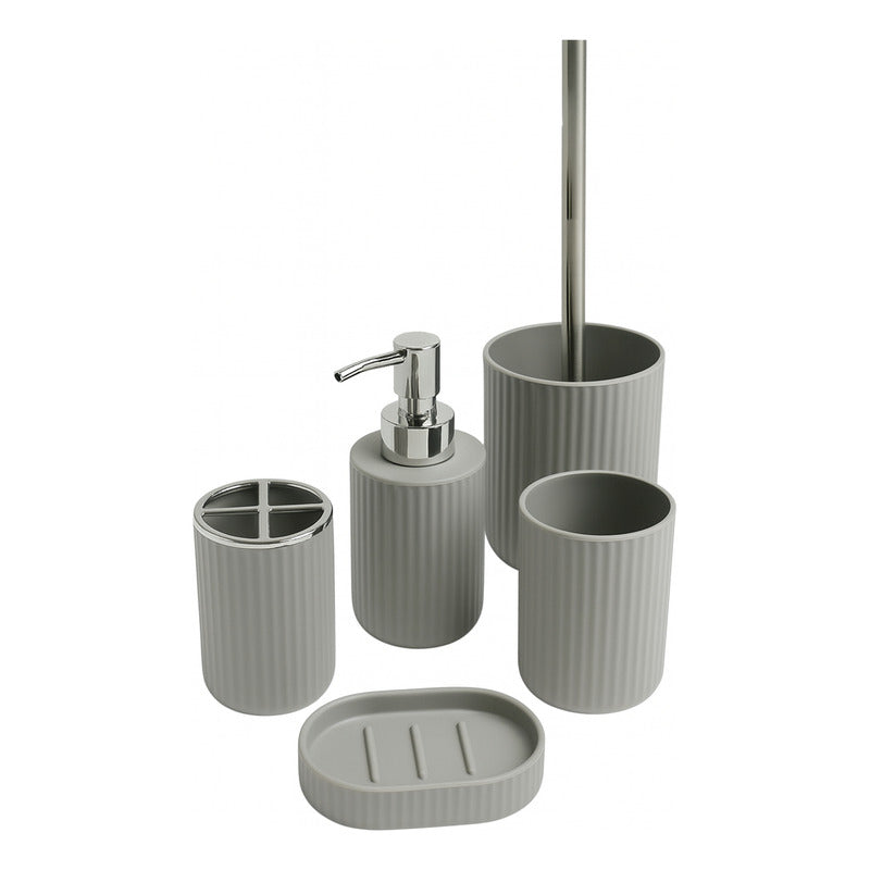 Set De Baño 5 Piezas Accesorios Decorativo Baños Juegos Baño