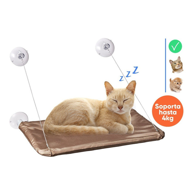 Hamaca Para Gatos Cama De Gato Cama Colgante Ventana Color Beige