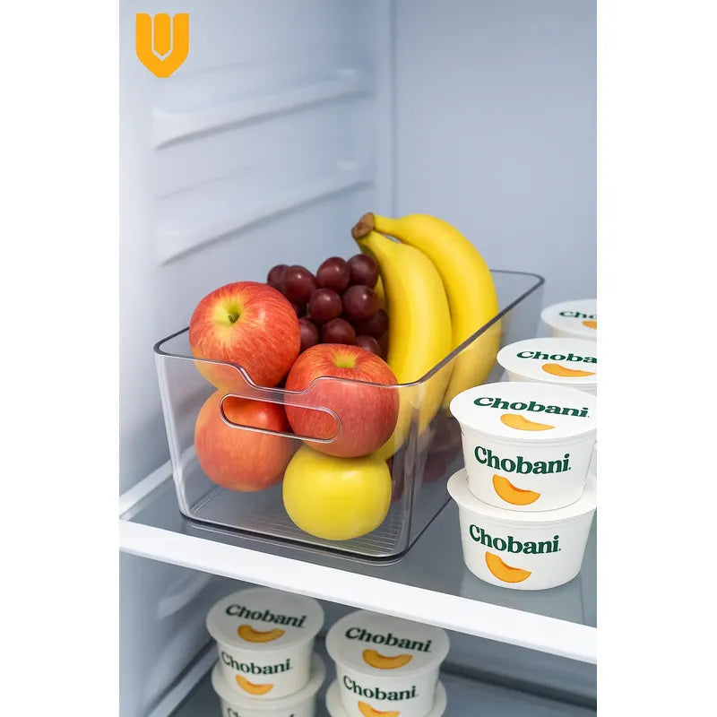 X4 Organizador Refrigerador Contenedor Multiuso Despensa Transparente - 196