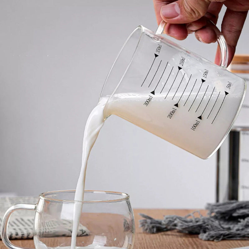 Taza Medidora Vaso Medidor Jarra Taza  Medidora 350ml Transparente