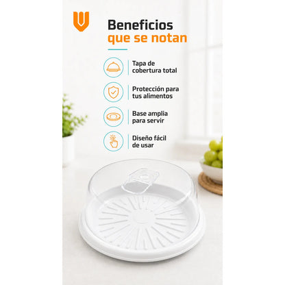 Base Tortas Bandejas Porta Cupcakes Soporte Dulces Blanco Pequeño