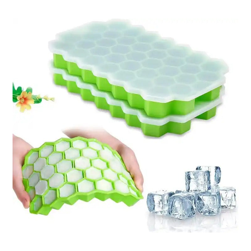Hielera Cubeta Hielo Silicona Hielera Molde Para Hielo 37cav