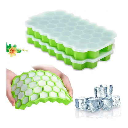 Hielera Cubeta Hielo Silicona Hielera Molde Para Hielo 37cav