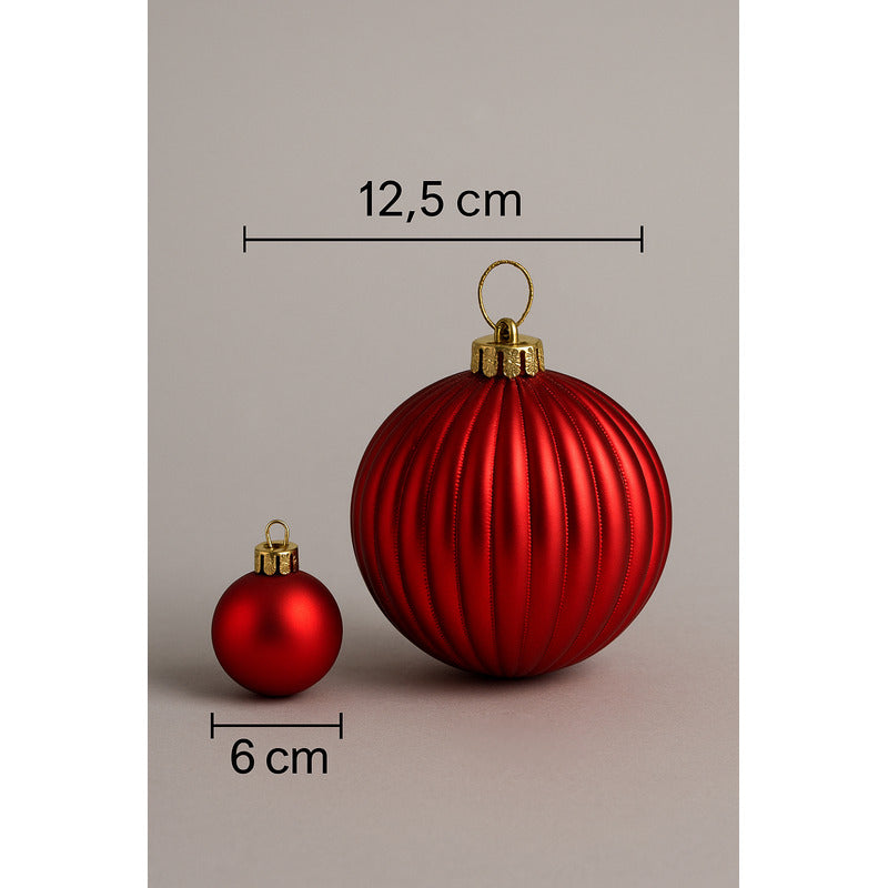 Transforma Arbol Set 28 Esferas 12,5 Cm Plástico Navidad