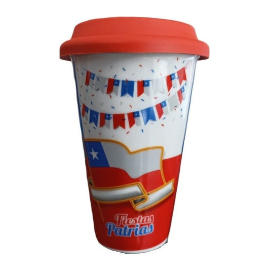 Vaso Fiestas Patrias Vaso Ceramica Con Tapa Fechas Patrias