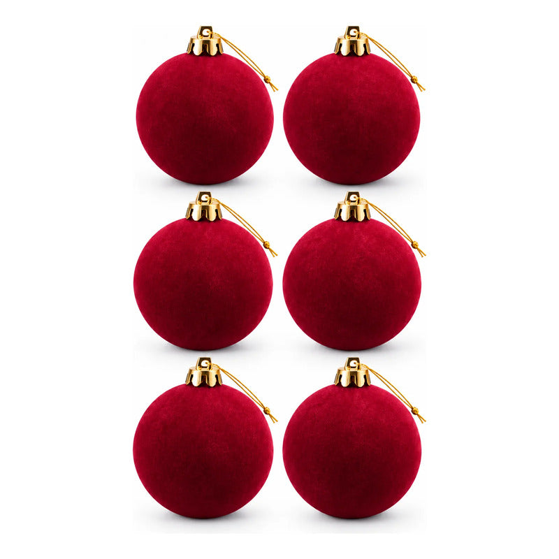 6 Esferas Navidad Adorno Piel Durazno Bolas Decorar 8cm Esferas Navidad Adorno Piel Durazno Bolas Decorar 8cm Vino Esferas... 8cm