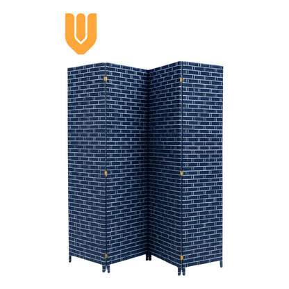 Biombo Separador Oficina Ambientes Divisor 4 Puertas 180 Cm