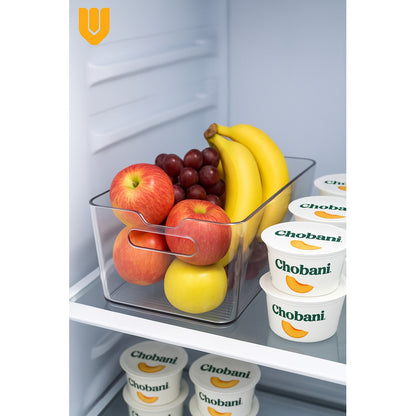 2 Organizador Refrigerador Cocina Acrilico Contenedor Despen