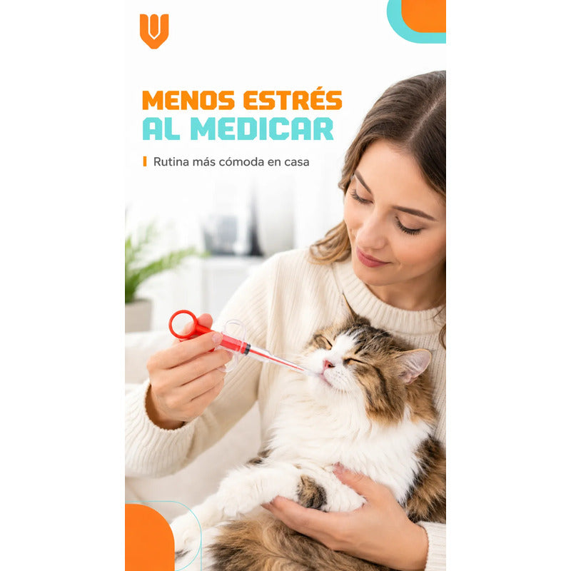 Jeringa Dosificador De Medicamento Mascotas Jeringa Mascotas Al Azar