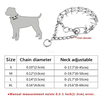 2 Collar De Adiestramiento Collar Adiestramiento Perro 60 Cm Plateado 60 Cm