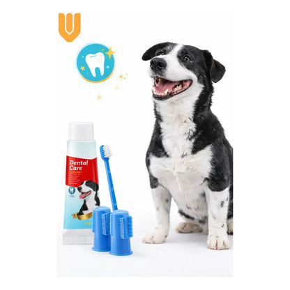 X2 Cepillo Y Pasta De Dientes Perro Pasta Dientes Mascotas