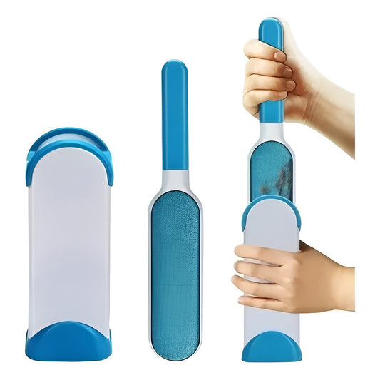 Removedor De Pelos Mascotas Cepillo Removedor Perros Y Gatos Blanco/azul