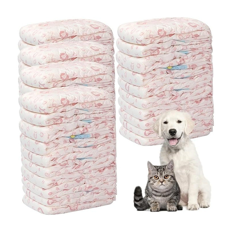 X20 Pañal Gato Panal Perro Pañales Macho Hembra Gato S