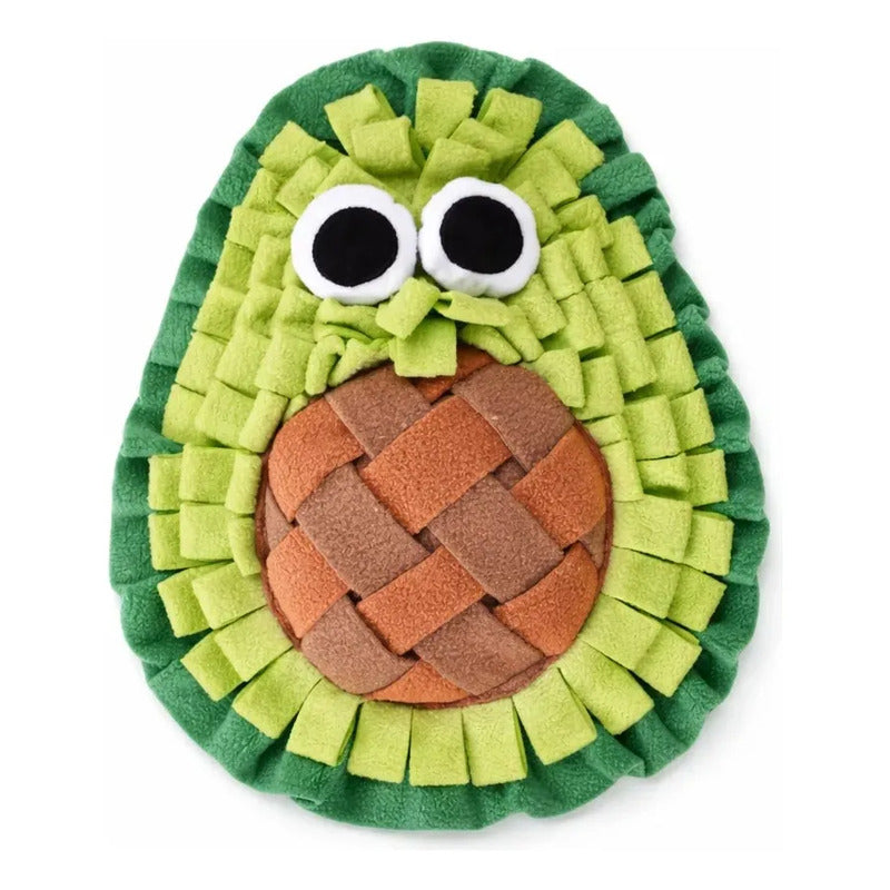 Alfombra Olfativa Juguetes Interactivos Sensorial Diversion Color Verde Palta Aguacate Natural Tonos Hoja Selva Mascotas Canino Estimulacion Sensorial Juego Interactivo Lavable