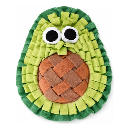 Alfombra Olfativa Juguetes Interactivos Sensorial Diversion Color Verde Palta Aguacate Natural Tonos Hoja Selva Mascotas Canino Estimulacion Sensorial Juego Interactivo Lavable