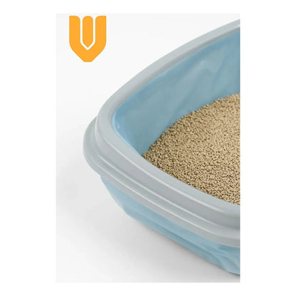 24 Bolsa Sanitarias Desechables Bolsas Arenero Gatos 40x35cm Transparentes Bolsas Sanitarias Desechables Arenero Gato 40x35cm Plastico Resistente Higienico Bandeja Arena Mascotas Limpieza