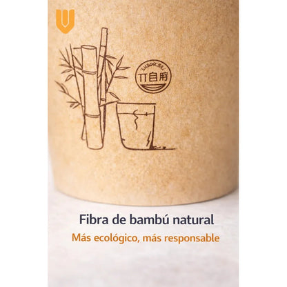 Vasos Cafe Te Agua Desechable Descartable Carton Modelo 9oz 150 Unidades Marrón Kraft Natural Acabado Mate Papel Ecologico Estilo Organico Look Cafeterias Minimalista Elegante