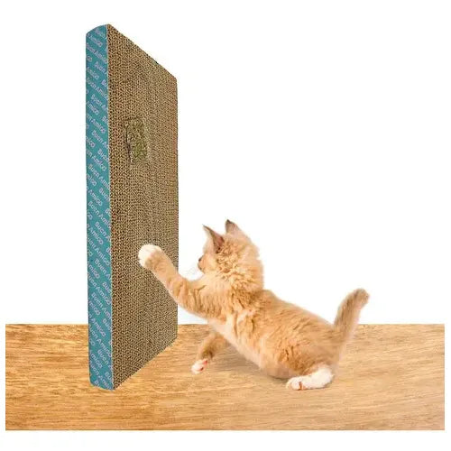 Rascador De Gato Con Catnip De Carton Cosas De Gatos Rascador Carton Corrugado Tus Mascotas Rascador Ola Amarillo
