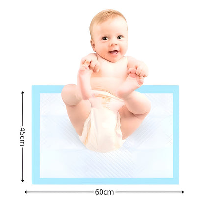 90 Sabanillas Almohadillas Protector Bebe Impermeable 60x90