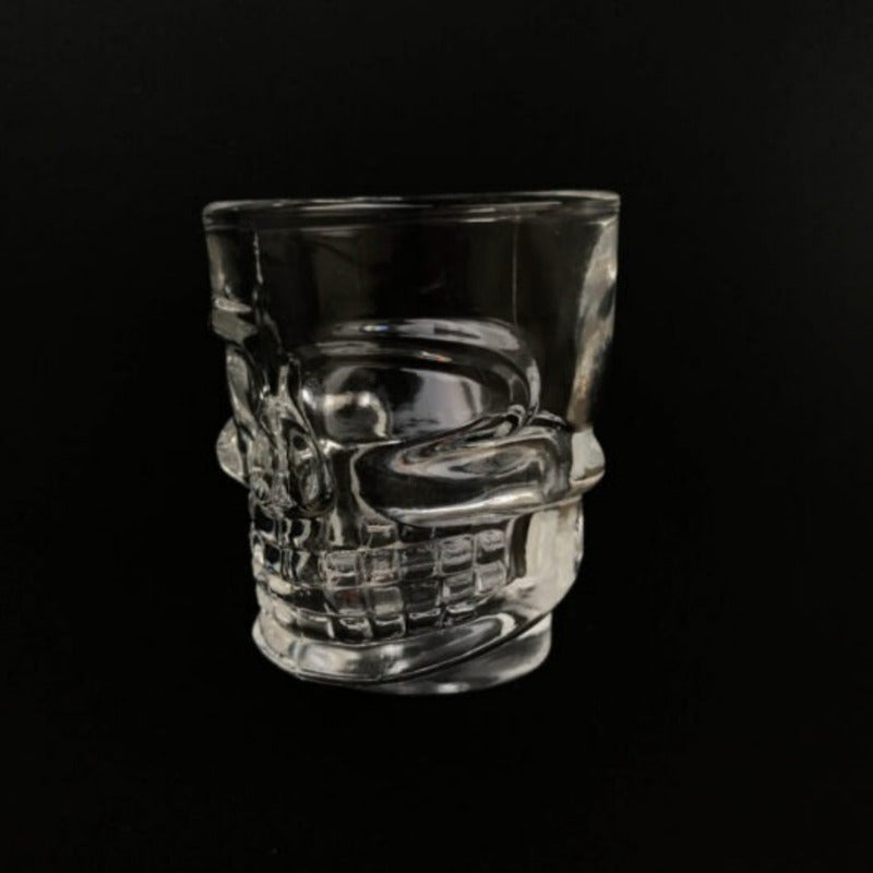 Set 6 Vaso Shot Calavera Tequilero Vasos Shoperos De Vidrio