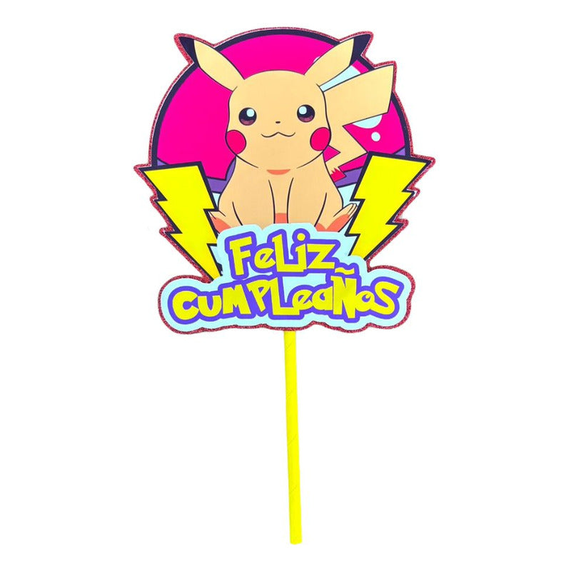 Topper Deco Torta Pokemon Cup Cake Fiestas Pokemon Decoracio