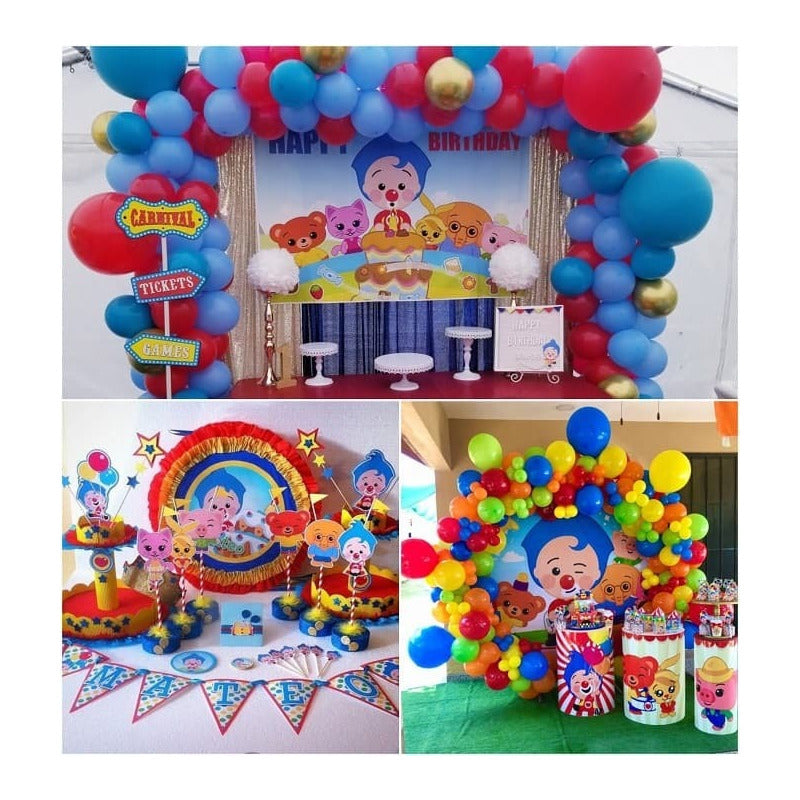 30 Platos Cumpleaños Platos Desechable Plim Plim Cumpleaños