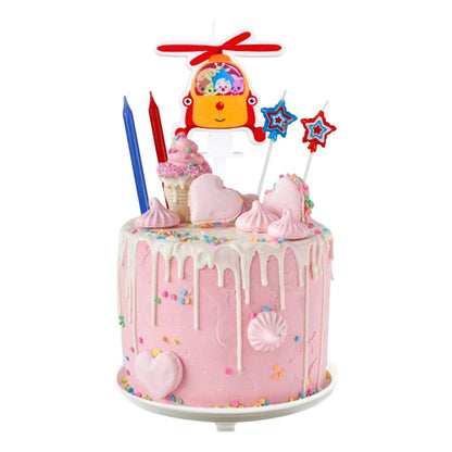 Set 7 Velas Plim Plim Feliz Cumpleaños Vela Plim Plim Fiesta